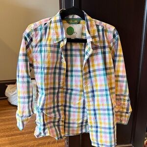 Boden Multicolor Plaid kiss Shirt